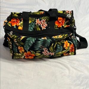 Floral Print Mini Duffel Bag